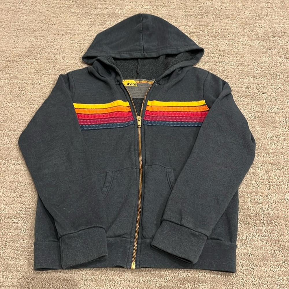 Aviator Nation Kids Zip Hoodie size 12